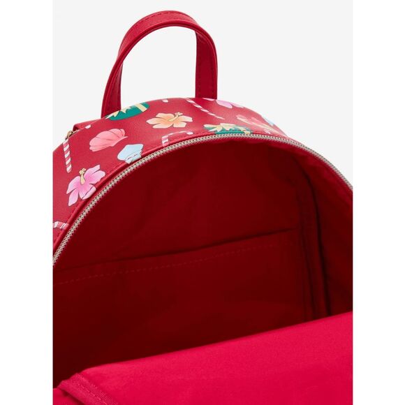 Loungefly Disney Stitch & Angel Holiday Tree Mini Backpack